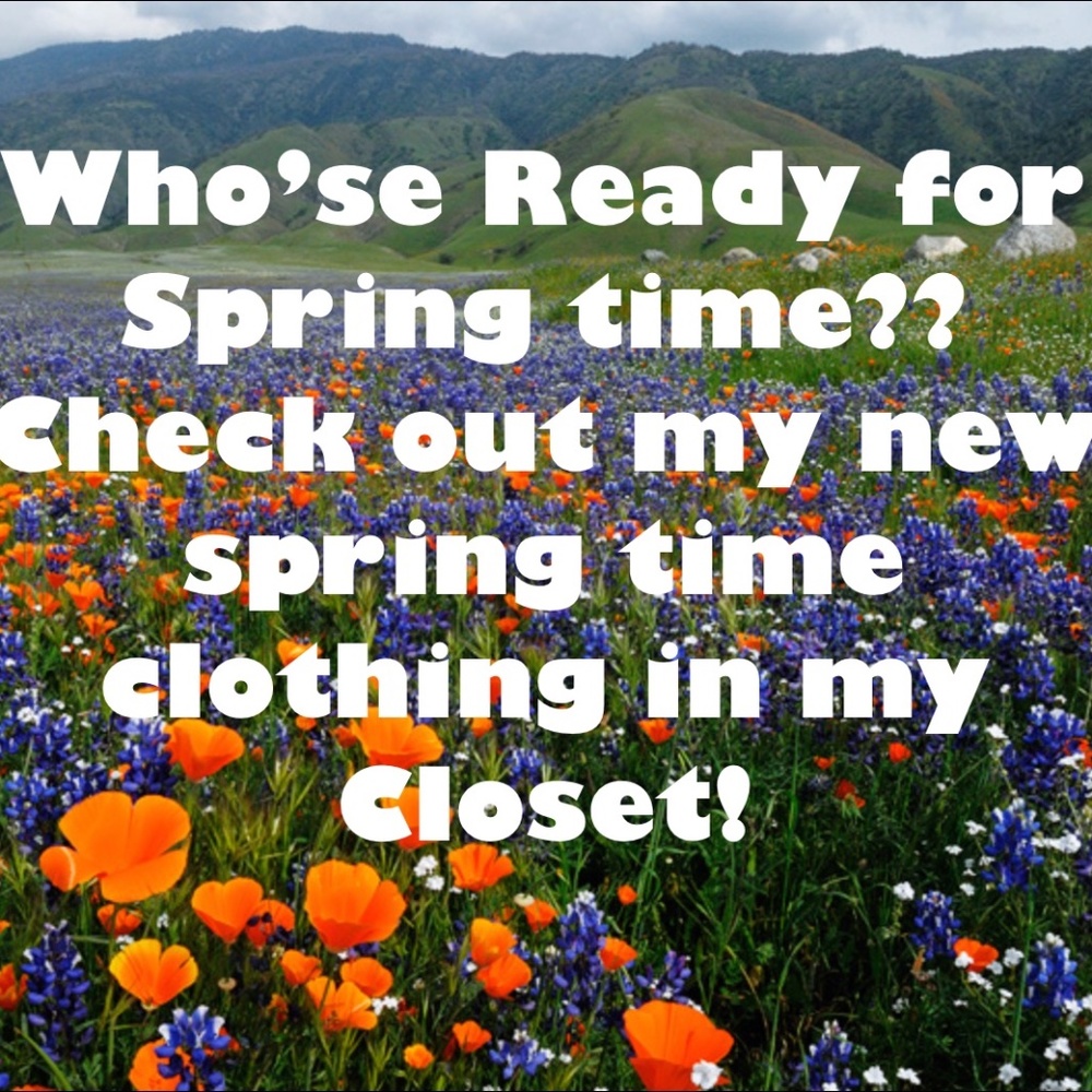 Spring Time is Here!